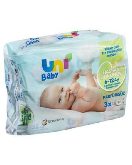 Islak Mendil 3x52'li Hassas Parfümsüz