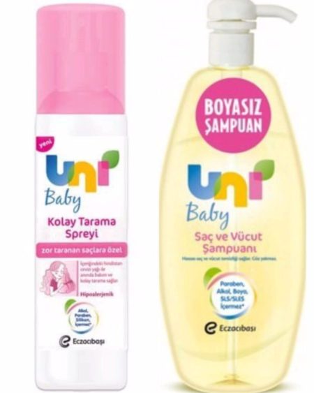 Kolay Saç Tarama Spreyi & Saç Ve Vicut Şampuanı Seti