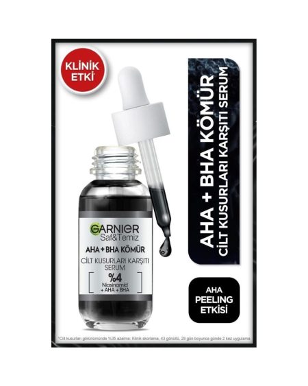 Kömür Cilt Kusurları Karşıtı Serum %4 30Ml