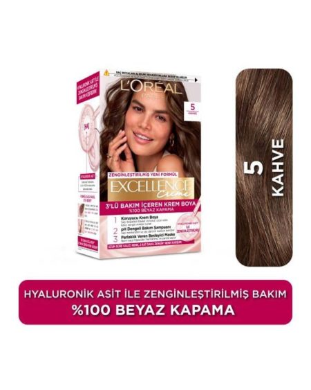 L'Oréal Paris Excellence Creme 5 Kahve Saç Boyası