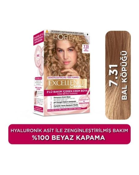 L'Oréal Paris Excellence Creme 7.31 Bal Köpüğü Saç Boyası