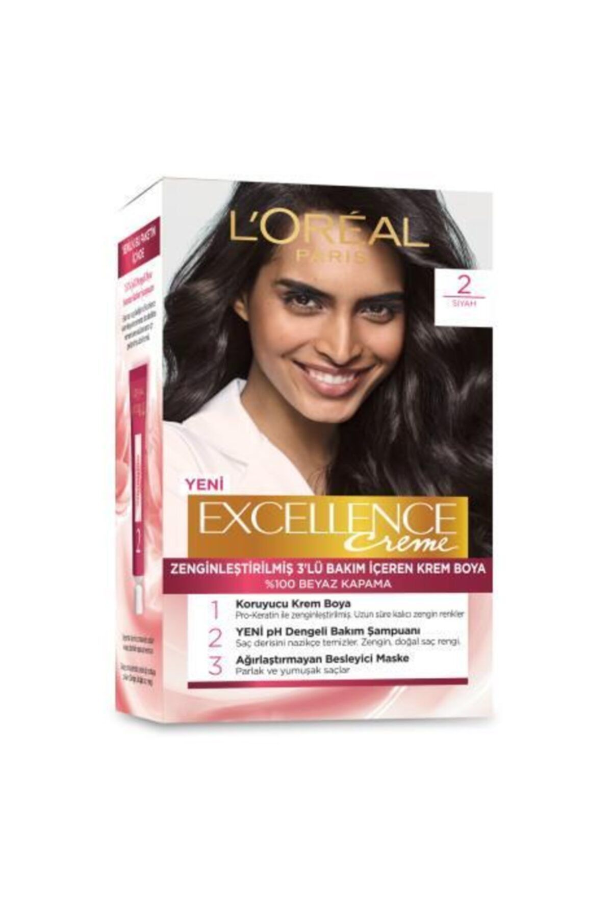 L'oréal Paris Excellence Creme Saç Boyası - 2 Siyah