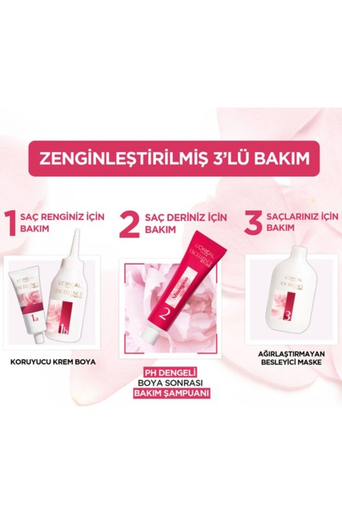 L'oréal Paris Excellence Creme Saç Boyası - 4 Koyu Kahve - Görsel 4