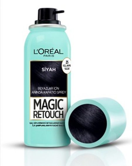 L'oréal Paris Magic Retouch Koyu Dipleri Kapatıcı Sprey - Siyah 75 ml