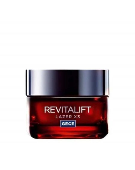L'Oréal Paris Revitalift Lazer X3 Yaşlanma Karşıtı Gece Kremi 50 ml