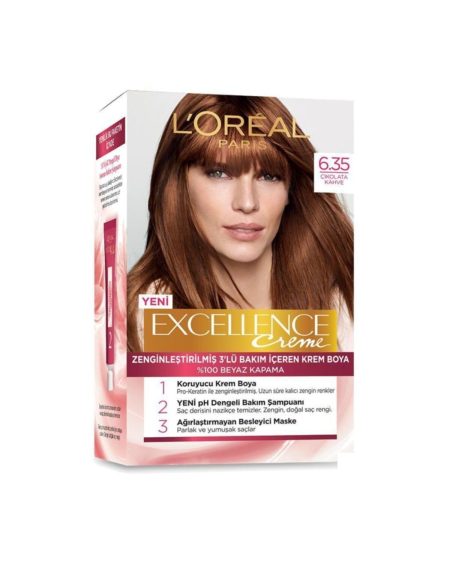 Loreal Excellence 6.35 Çikolata Kahve Saç Boyası