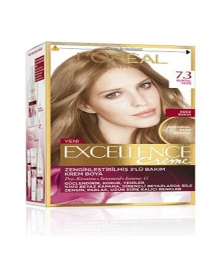 Loreal Excellence Creme Saç Boyası 7.3 Altın Kumral