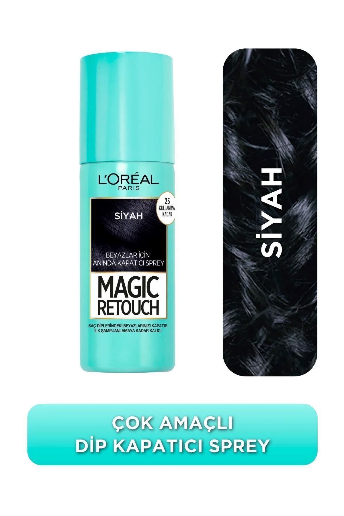 MAGIC RETOUCH SAÇ SPREYİ SİYAH 75 ml