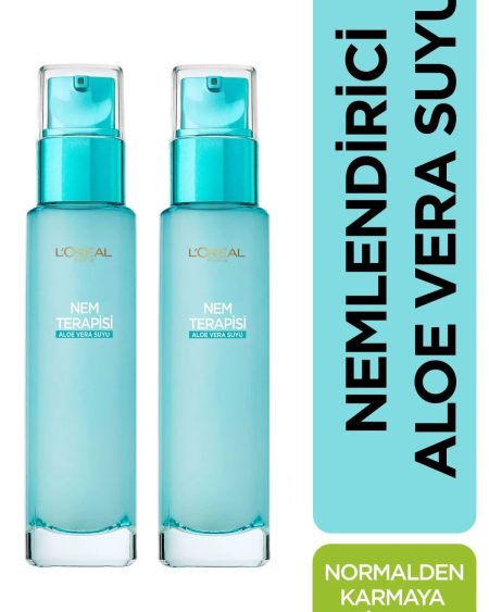 Nem Terapisi Aloe Vera Suyu Normalden Karmaya Ciltler 70 ml 2'li Paket