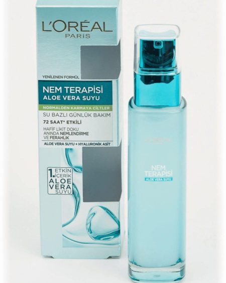Nem Terapisi Aloe Vera Suyu Normalden Karmaya Ciltler Için Su Bazlı Günlük Bakım 70ml 3600523424894