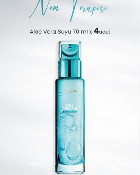 Nem Terapisi Aloe Vera Suyu Normalden Kuruya Ciltler 70 ml x 4 Adet