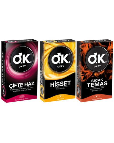Prezervatif 3'lü Set