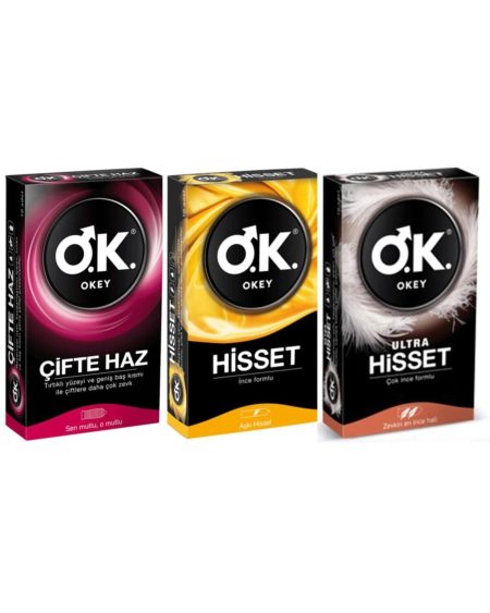 Prezervatif Karışık 3'lü Set
