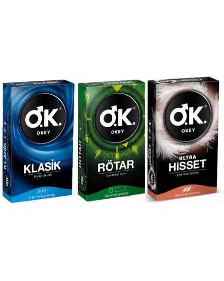 Prezervatif Karışık 3lü Set