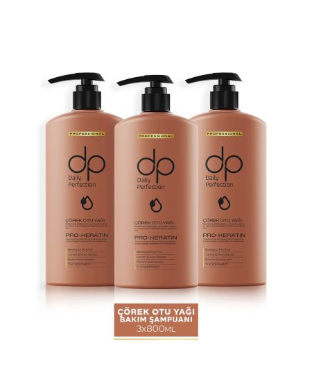 Şampuan Çörek Otu Yağı 800 ml X 3 Adet