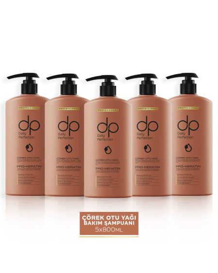 Şampuan Çörek Otu Yağı 800 ml X 5 Adet