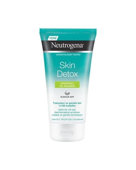 Skin Detox Glycolic Acid Arındırıcı Kil Maskesi 150 ml. Günlük Temizleyici-aydınlatıcı