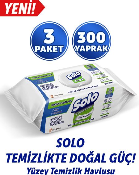 Temizlikte Doğal Güç Okaliptus&çam Esintisi Yüzey Temizlik Havlusu 3'lü 300 Yaprak