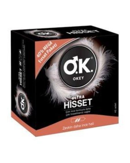 Ultra Hisset 40'lı Prezervatif