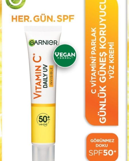 VİTAMİN C DAİLY SUNSCREEN FLUİD FACE CREAM INVİSİBLE TEXTURE SPF50 40ML KeyOn2812