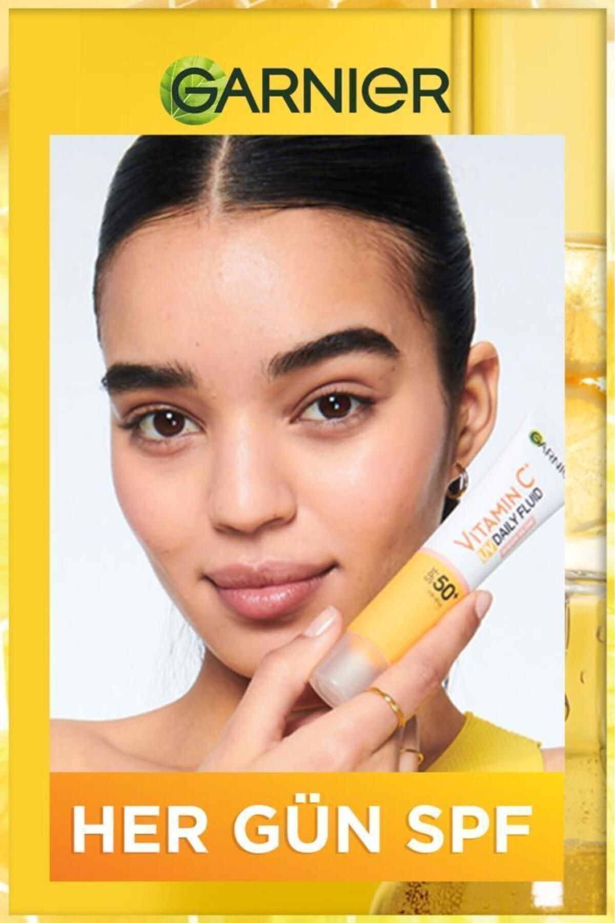 VİTAMİN C DAİLY SUNSCREEN FLUİD FACE CREAM INVİSİBLE TEXTURE SPF50 40ML KeyOn2812 - Görsel 2