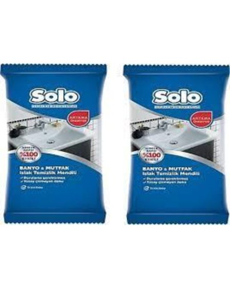 Banyo & Mutfak Islak Temizlik Mendili 40 Yaprakli X 2 Adet
