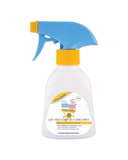 Bebekler Için Suya Dayanıklı Çok Yönlü 50 Spf Bebek Güneş Spreyi 200 Ml