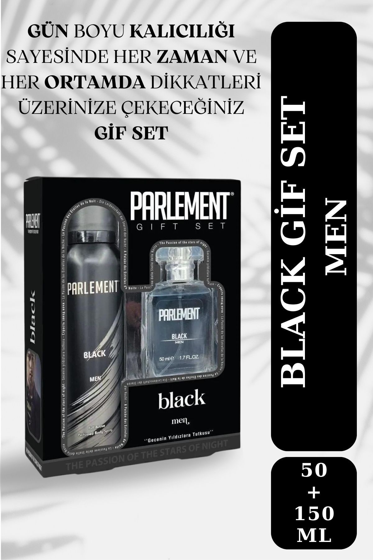 Black Erkek 150 ml Deodarant Hediyeli Gift Set