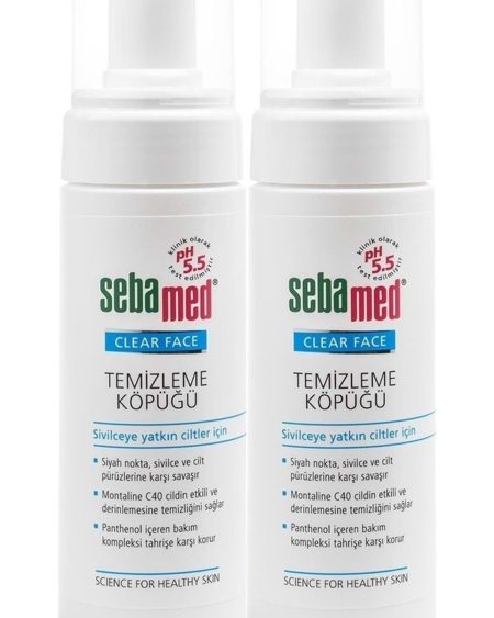 Clear Face Yüz Temizleme Köpüğü 150ML (2 Li Set)