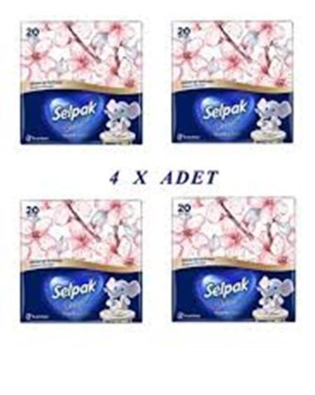 Desen 20 Li Peçete 4 Paket(STOK DURUMUNA GÖRE DESENLER GÖNDERİLECEKTİR)