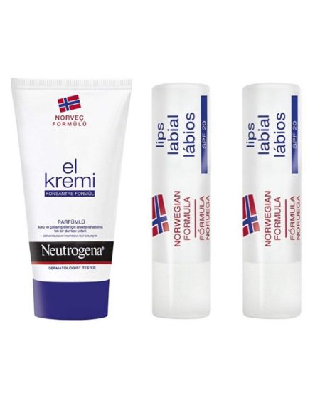 El Kremi Parfümlü + 2 Adet Dudak Bakımı