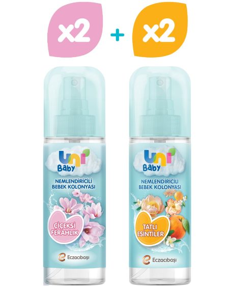 Kolonya Çiçeksi Kokular 2'li & Tatlı Esintiler 2'li 600 ml