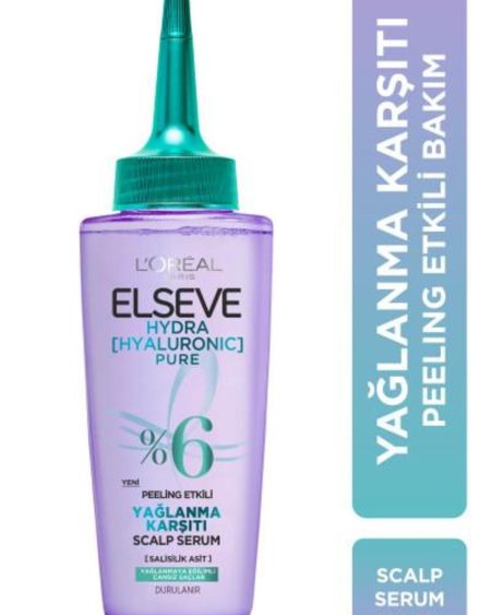 L'oréal Paris Elseve Hydra [hyaluronic] Pure Salisilik Asit Içeren Yağlanma Karşıtı Peeling Etkili S