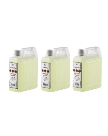 Limon Kolonyası 80 Derece 1000 Ml (3 Adet )