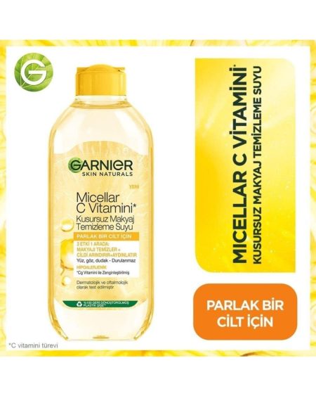 Micellar C Vitamini Kusursuz Makyaj Temizleme Suyu 400 Ml