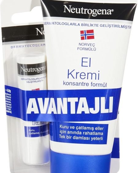 Norveç Formülü Parfümlü El Kremi 75 ml +Dudak Kremi Hediye