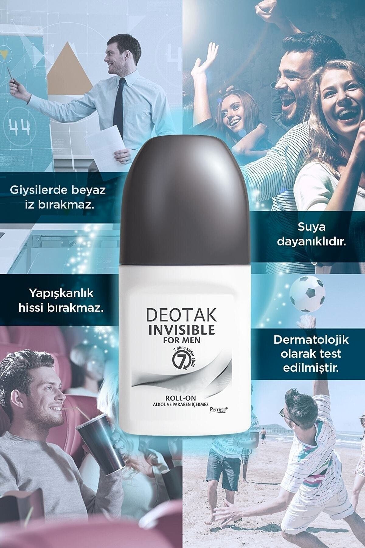 Orjiinal Erkekler Için Deo Roll-on 35 ml Krem Tereson 7 Gün Etkili Antiperspirant - Görsel 3