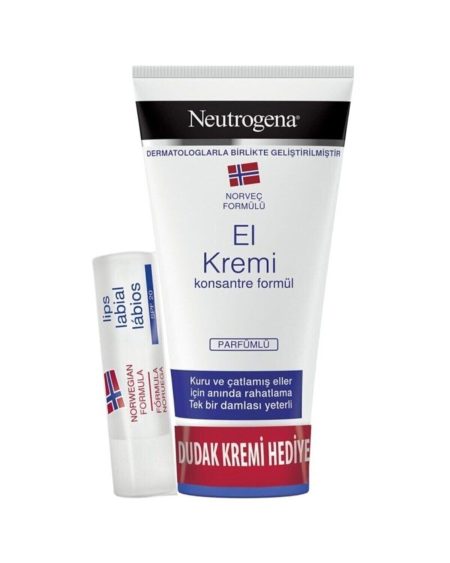 Parfümlü El Kremi Ve Dudak Nemlendirici Hediyeli Set