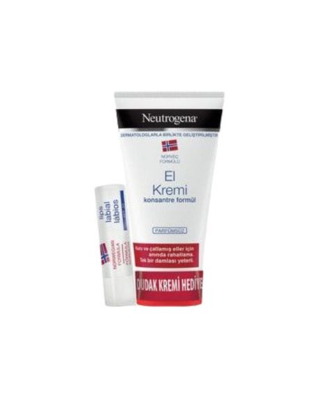 Parfümsüz El Kremi 75 Ml + Dudak Kremi Hediye