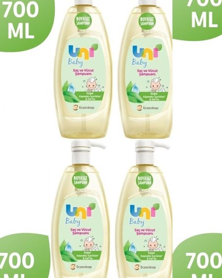 Saç Ve Vücut Şampuanı 700 Ml*4 Adet