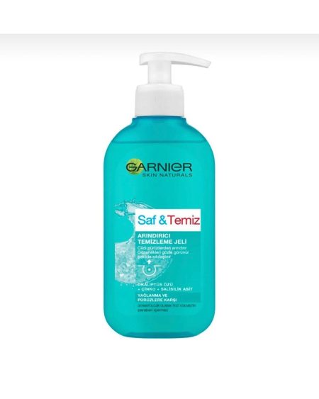 saf temiz makyaj temizleme jeli 2 li 200 ml