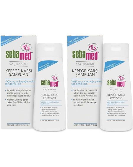 Şampuan 200ml Kepeğe Karşı (YAĞLI VE KEPEĞE YATKIN SAÇ DERİSİ IÇİN) (2 Lİ SET)