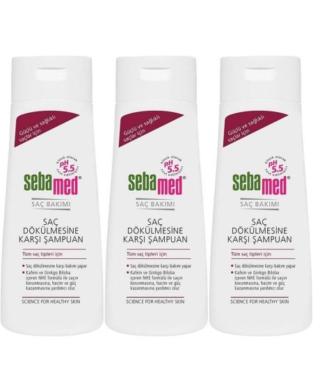 Şampuan 200ml Saç Dökülmesine Karşı (TÜM SAÇ TİPLERİ IÇİN) (3 LÜ SET)