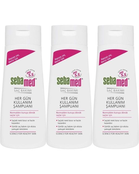 Şampuan 400ML Hergün Kullanım (Tüm Saç Tipleri için) (3 Lü Set)