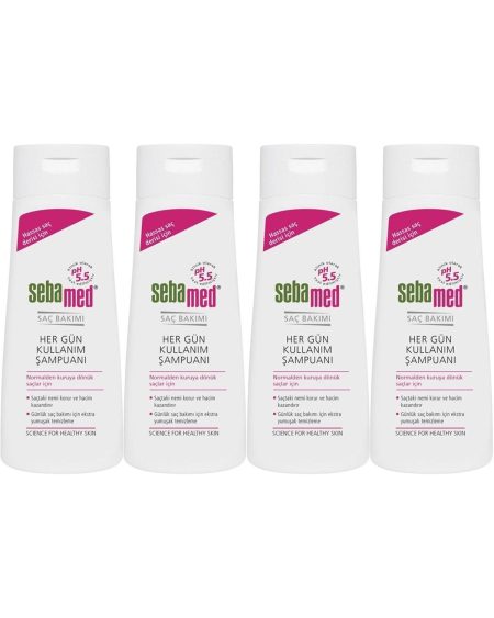 Şampuan 400ML Hergün Kullanım (Tüm Saç Tipleri için) (4 Lü Set)