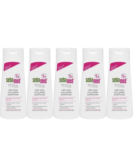 Şampuan 400ML Hergün Kullanım (Tüm Saç Tipleri için) (5 Li Set)