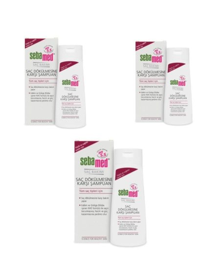 Şampuan Saç Dökülmesine Karşı Etkili 400ml*3 Adet