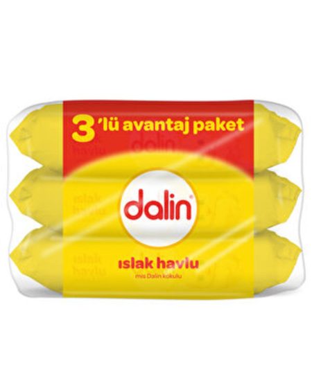 ( 1 ADET ) Dalin Klasik Islak Havlu 3x56 Adet