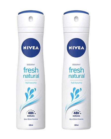 150 Ml Fresh Natural Kadın Deodorant Sprey 2 Adet 624013185327