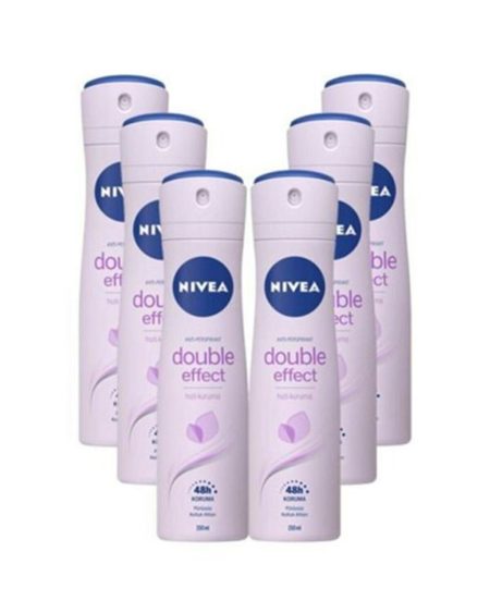 6 Adet Deo 150 Ml Double Effect Mor Düşler Kadın